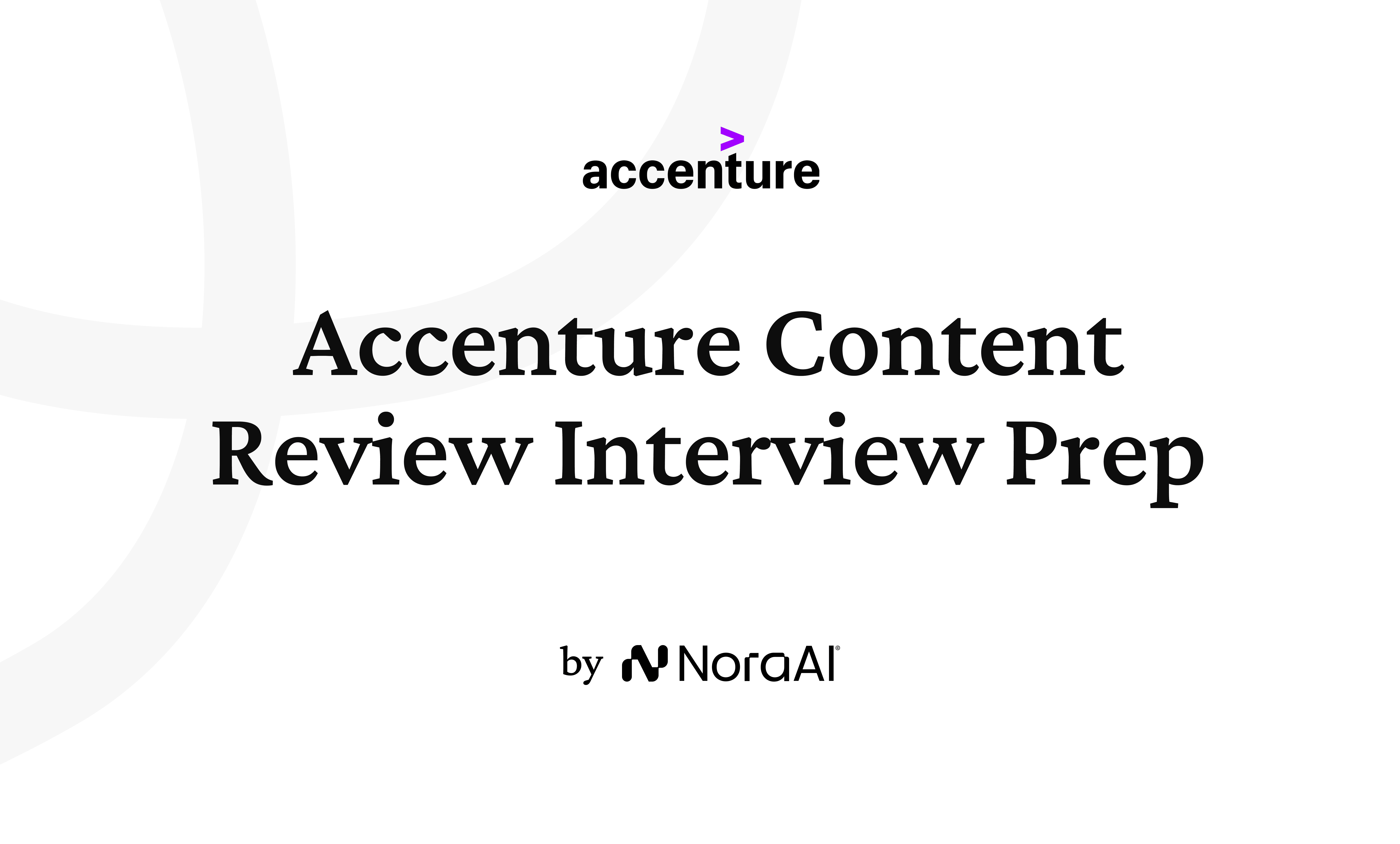 Accenture Marketing Guide 2026 | Nora AI | Nora AI Interview Guides