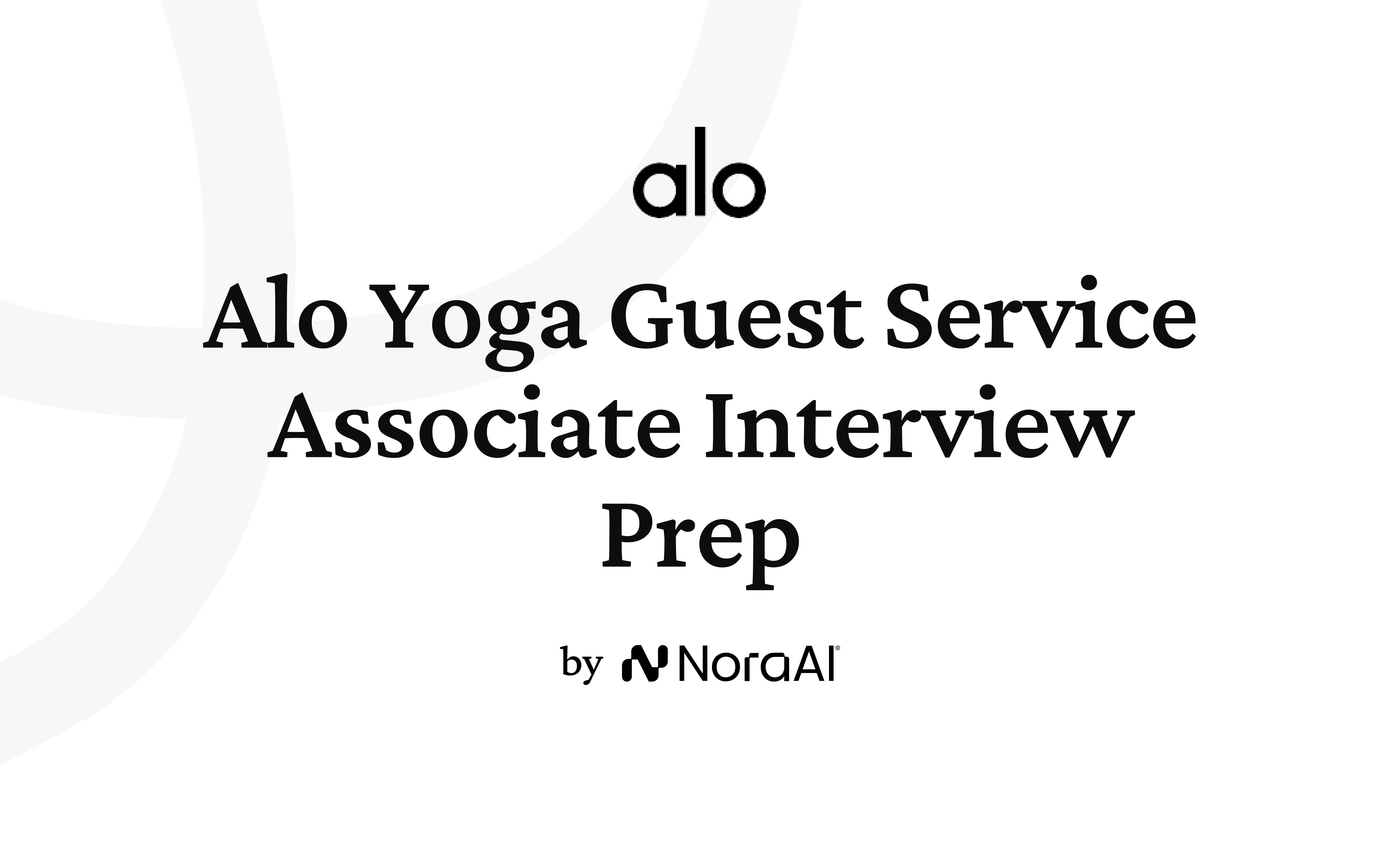 Alo Sales Guide 2026 | Nora AI | Nora AI Interview Guides