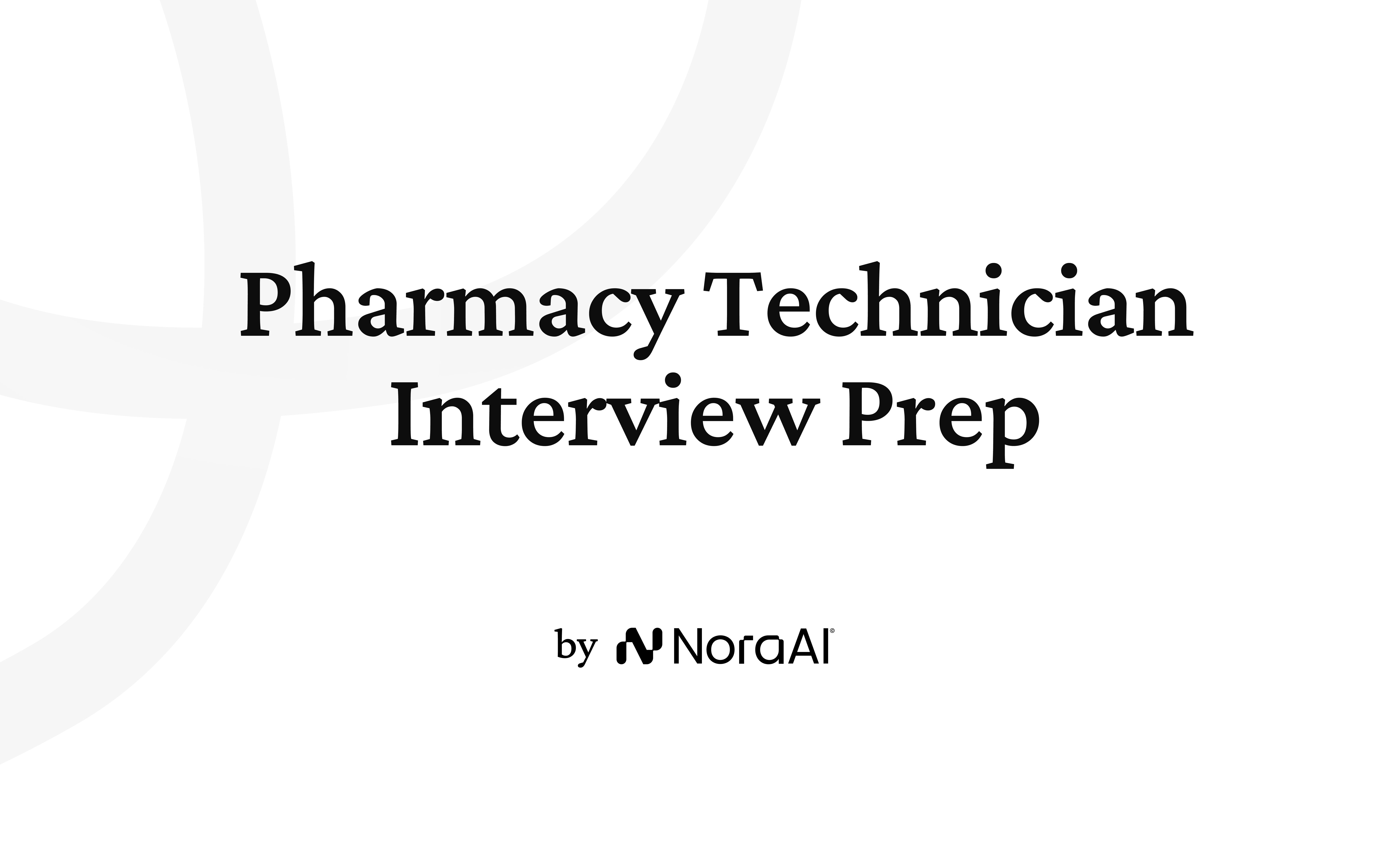 Pharmacy Nursing Guide 2026 | Nora AI | Nora AI Interview Guides