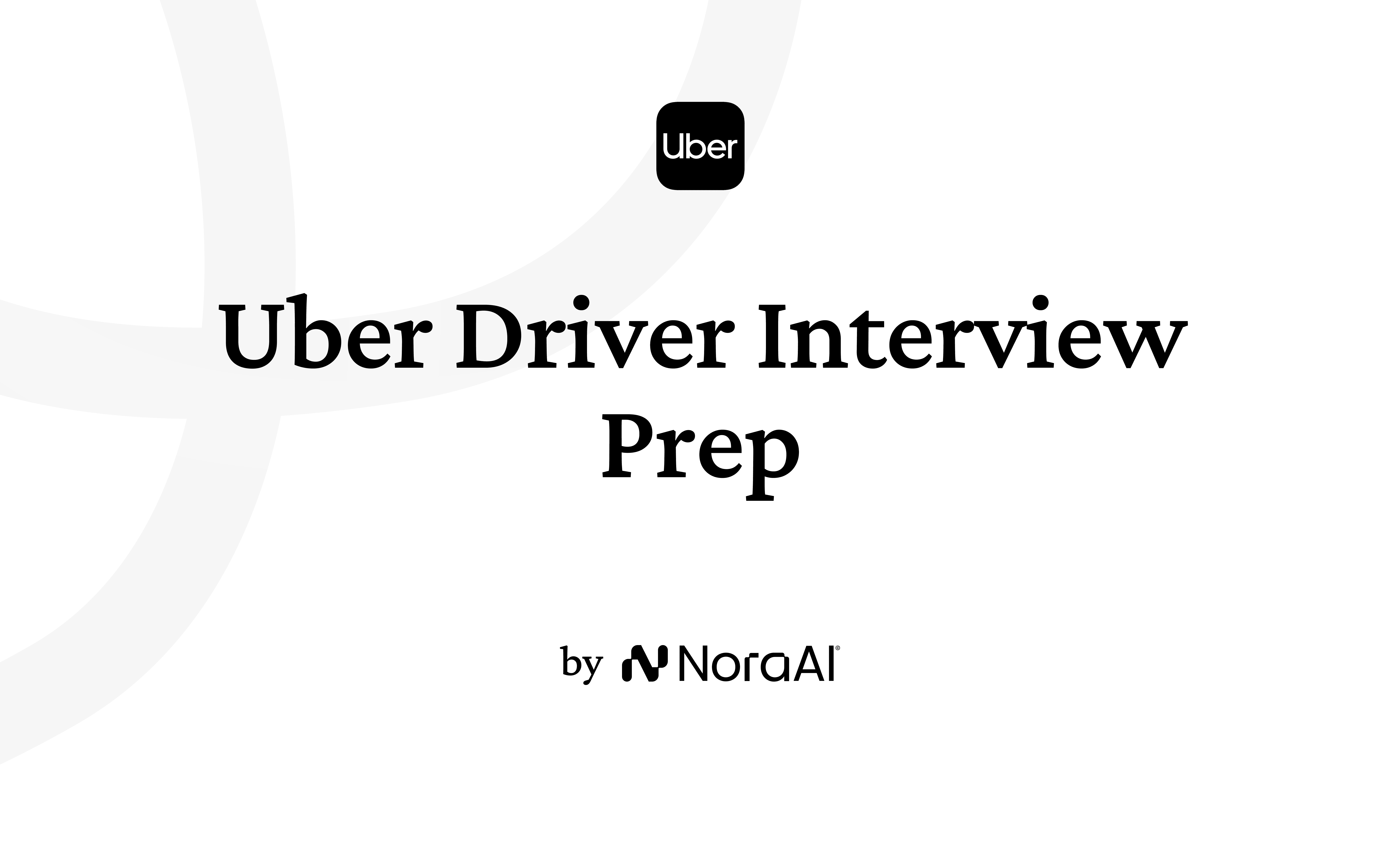 Uber Business Guide 2026 | Nora AI | Nora AI Interview Guides
